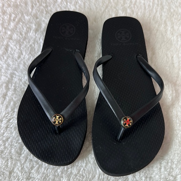 Tory Burch Shoes Tory Burch Thin Strap Flat Flip Flops Size 8
